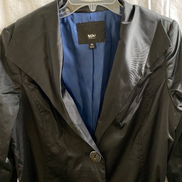 Gorgeous Women's/Juniors Satin Trench Coat Jacket Size: Medium - Picture 4 of 10